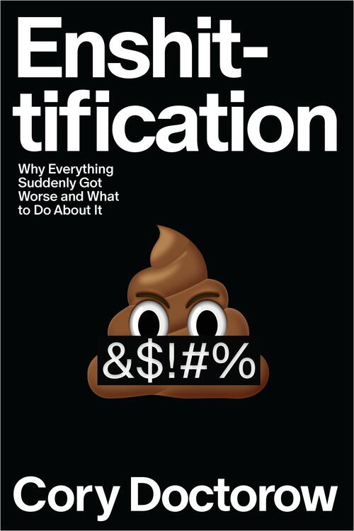 Enshittification by Cory Doctorow book cover